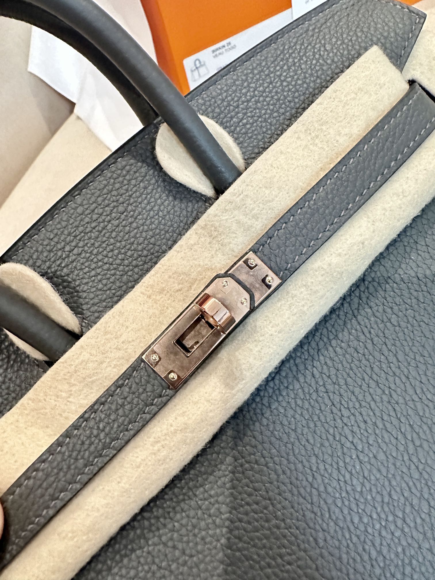 Hermes Birkin 25 Gray Togo 25 handbag everyday