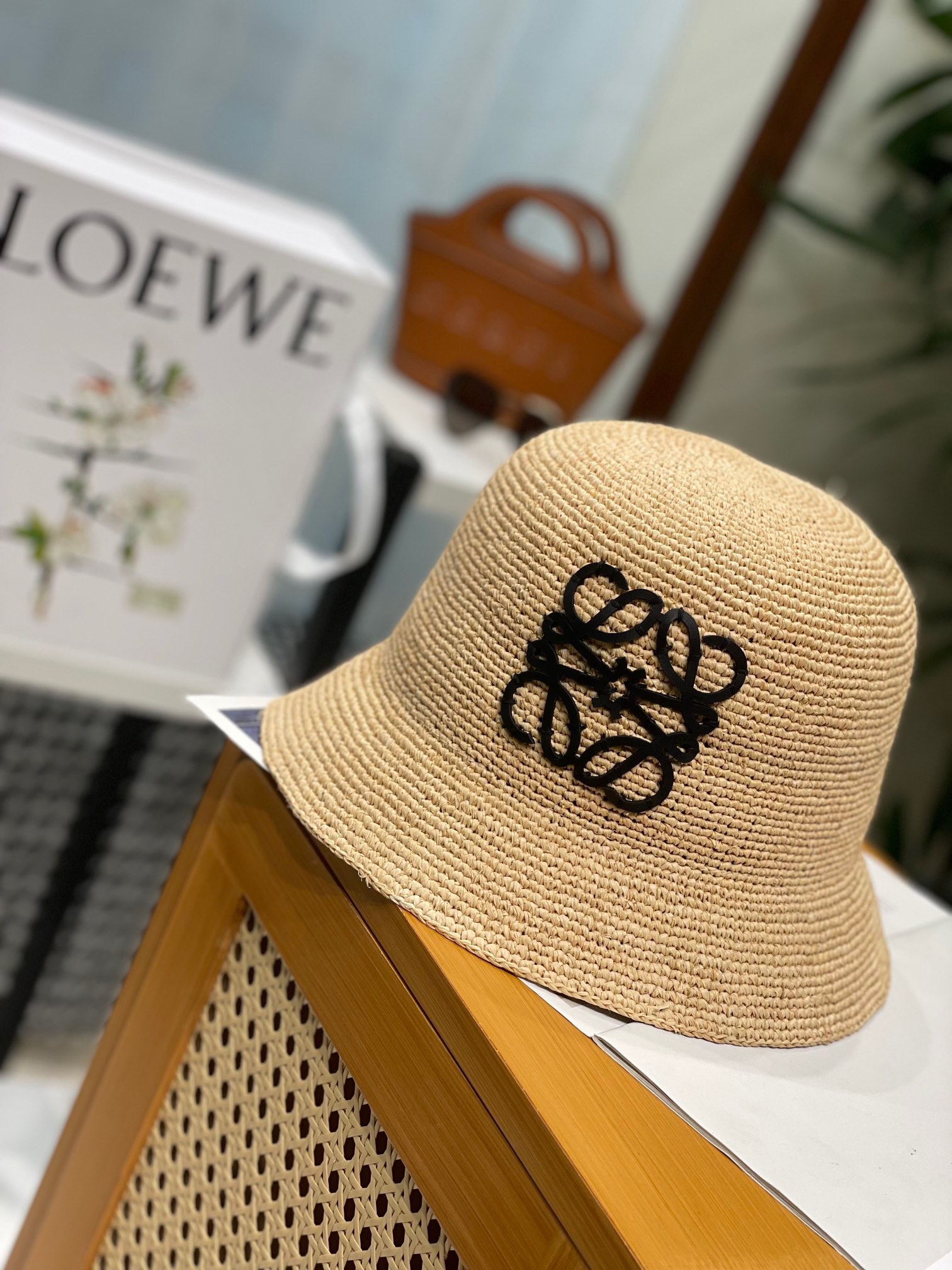 Especial: Loewe versión mejorada, nuevo sombrero de paja de primavera-verano. [Versión mejorada❗️Este año, con mayor ar…