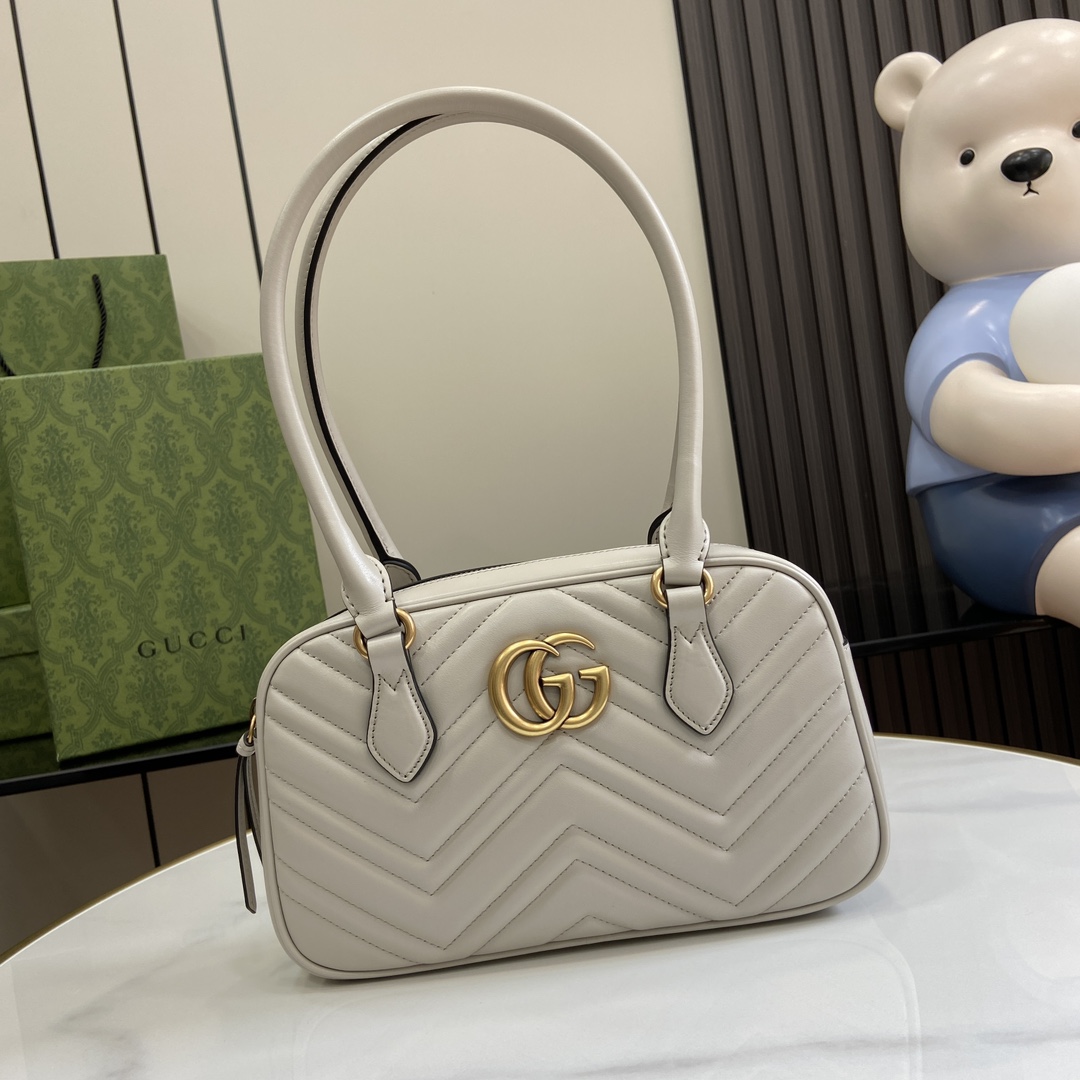 Gucci Marmont Bags Handbags Brown Gold Grey Light Gray Fall Collection