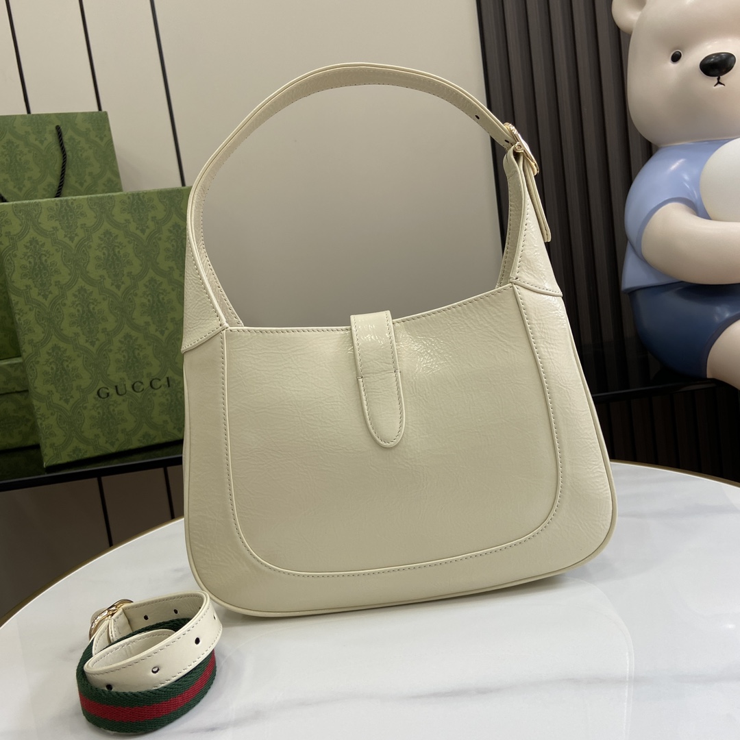 Gucci 漆皮 Jackie系列小号肩背包