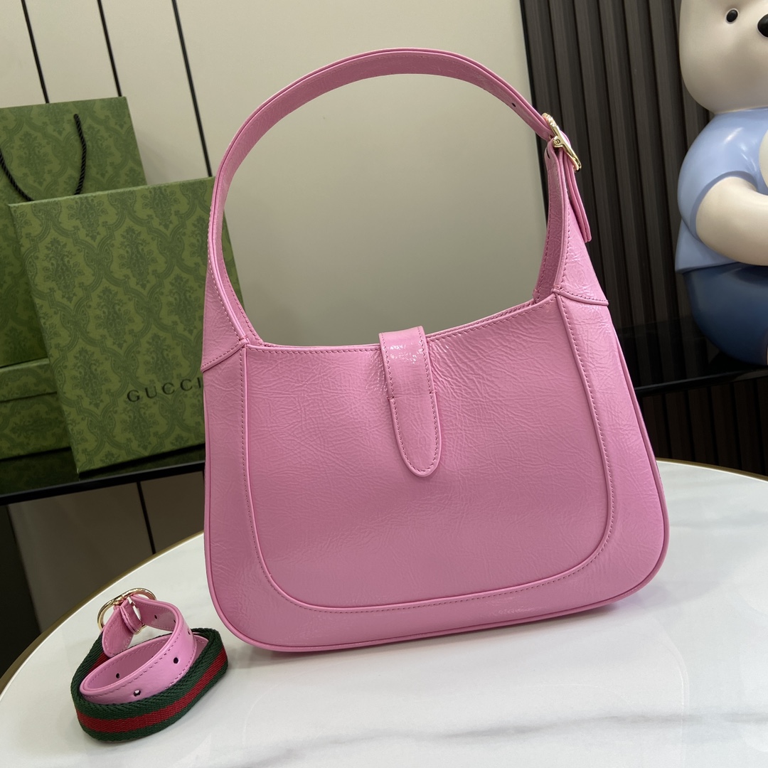 Gucci 漆皮 Jackie系列小号肩背包