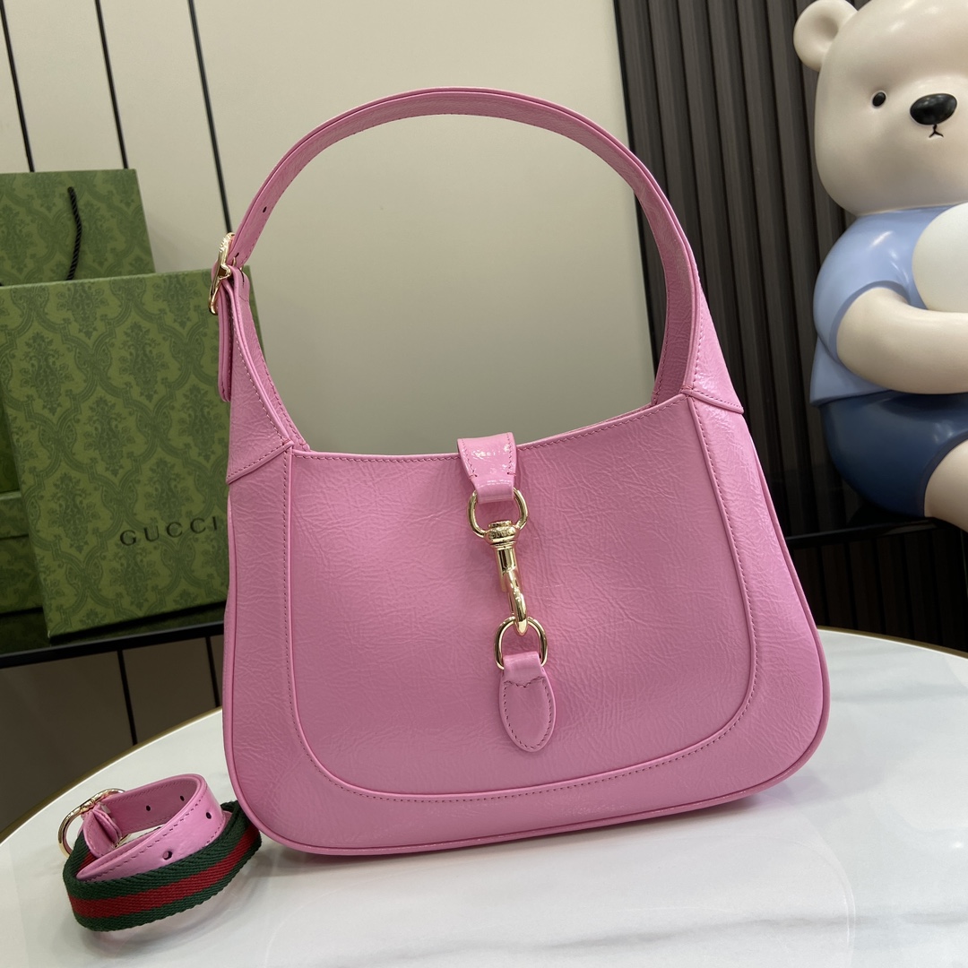 Gucci 漆皮 Jackie系列小号肩背包