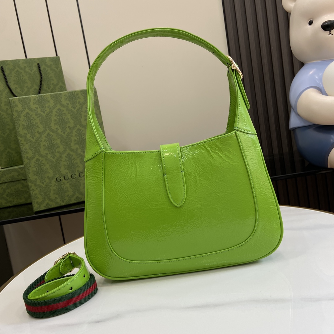 Gucci 漆皮 Jackie系列小号肩背包