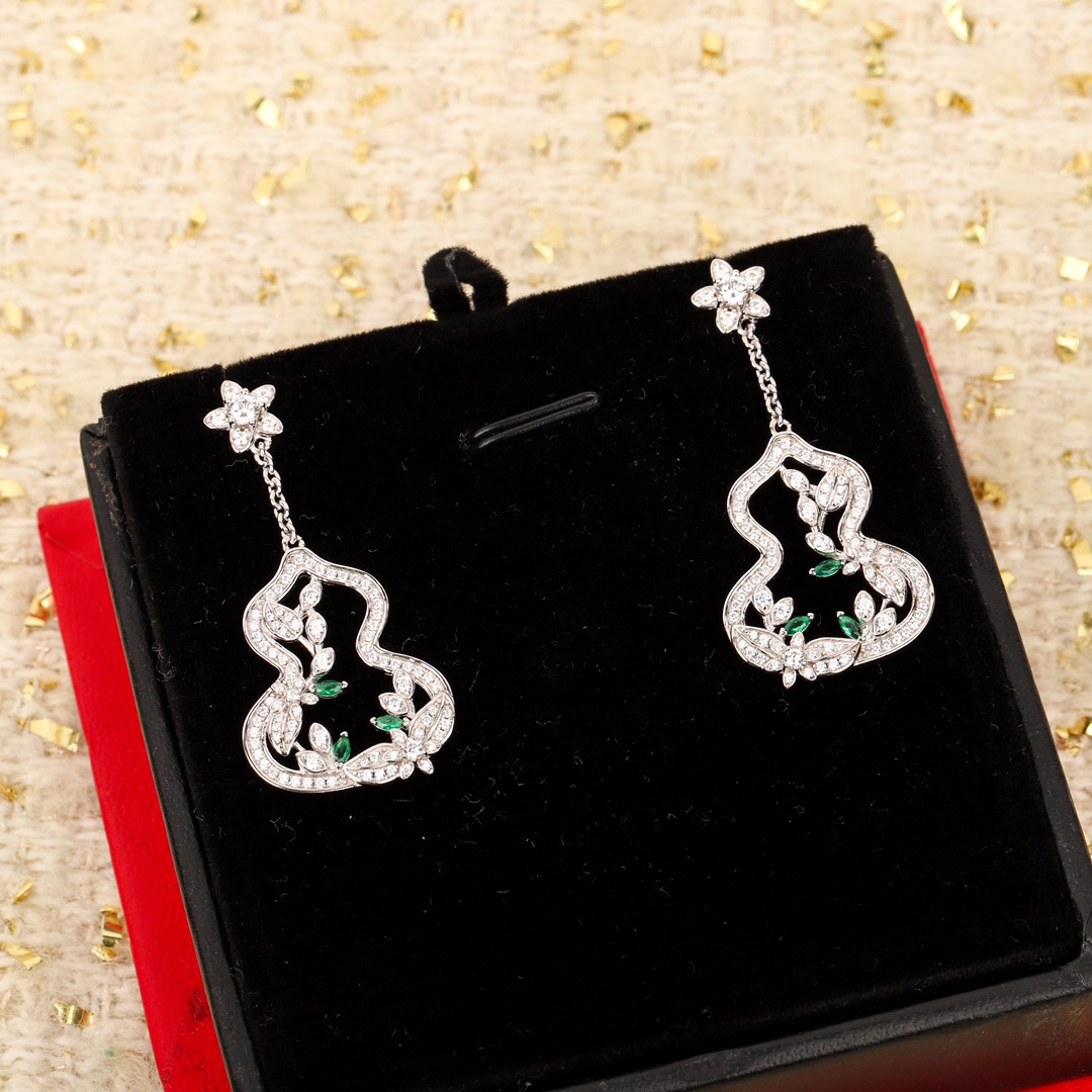 [Qeelin Jewelry]210381[We produce] gourd earrings You can order 18K real gold
