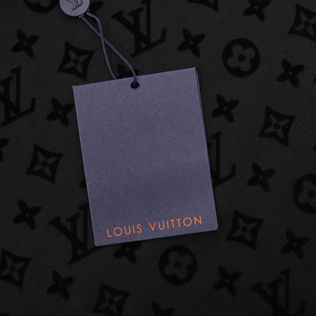 LOUIS VUITTON/路易威登LV 提花满印徽标短袖T恤