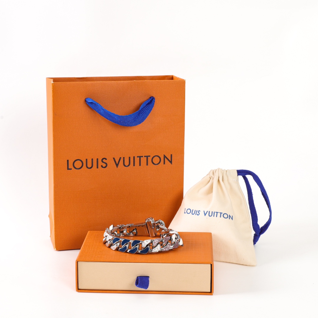 Louis Vuitton Bijoux Bracelet Luxe pas cher
 Argent Collection printemps – été La chaîne