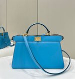 Fendi Peekaboo Bags Handbags Blue Light Pink