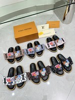 Louis Vuitton Schoenen Pantoffels AAA -kwaliteitsreplica
 Unisex Zijde Lentecollectie Fashion