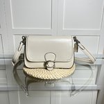 Coach Crossbody & Shoulder Bags Oil Wax Leather Klare Chains