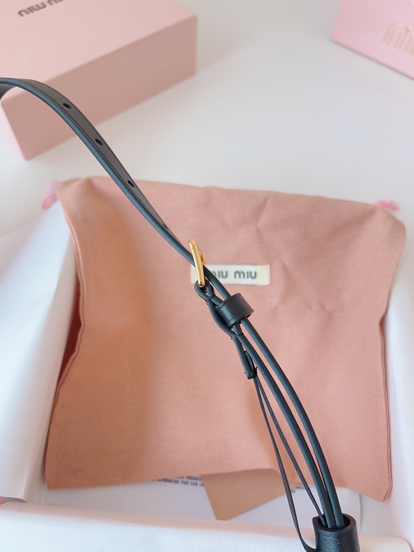 I’m going to buy a real belt. Belt MiUMIU metal emptiness. 75, 80, 85, 90, 95, 100 - 图片 6