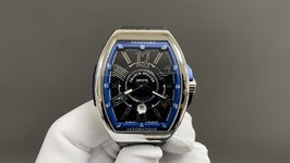 Franck Muller Racing Reloj Mirror Copy Luxury
 Azul Caucho 2824 Movement Cinturón de Goma