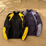 Nike Clothing Coats & Jackets Black Purple Printing Unisex