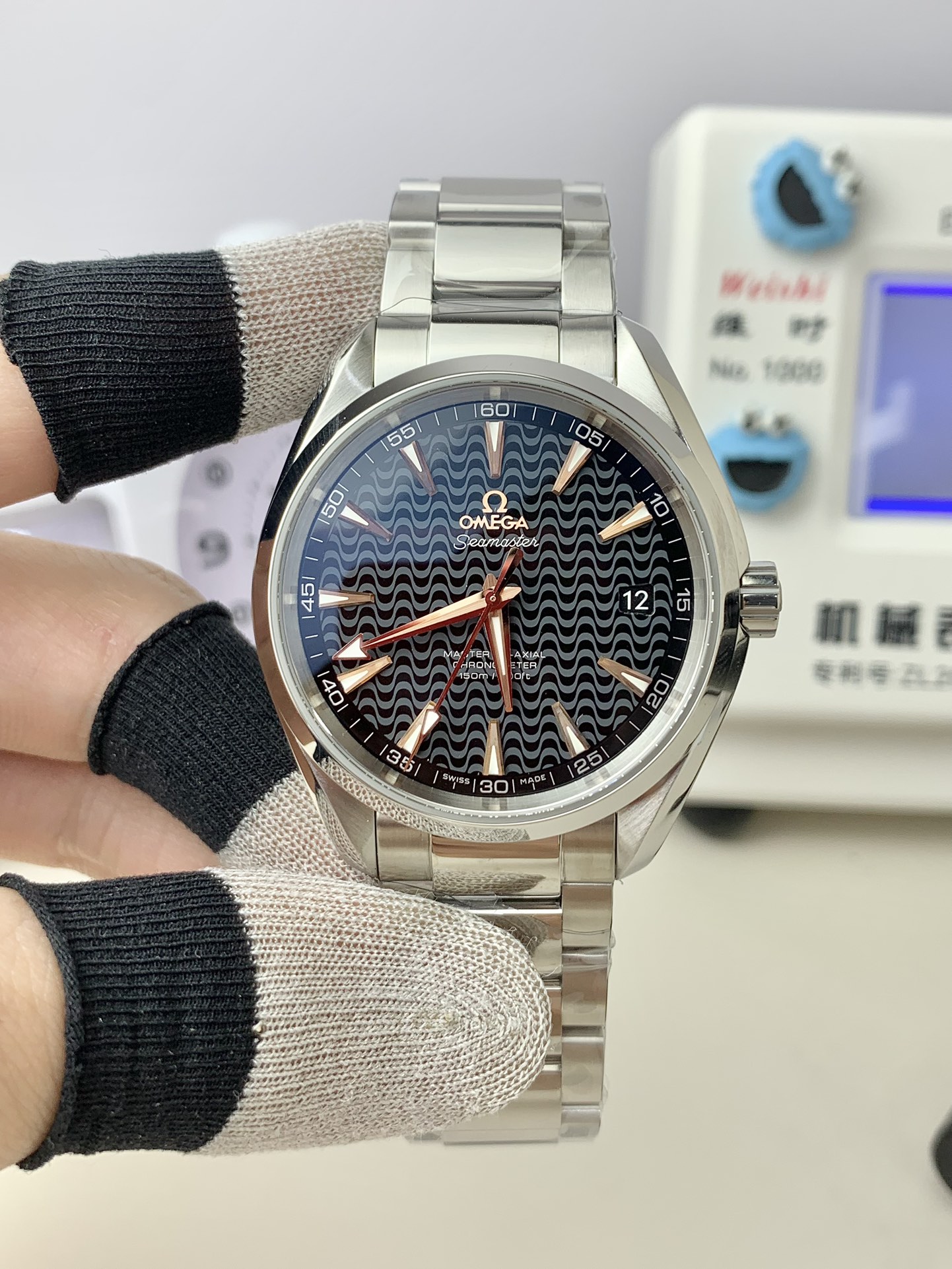 NO:384676,VS Haima 150AT Rio Black Disk,19860909VS 海马150AT 里约黑盘,,Watch