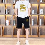 Burberry Clothing Shorts T-Shirt Two Piece Outfits & Matching Sets Men Short Sleeve