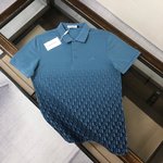 Dior Clothing Polo T-Shirt Printing Men Cotton Spring/Summer Collection Fashion Short Sleeve