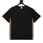 Burberry Perfect
 Clothing T-Shirt Embroidery Cotton Short Sleeve