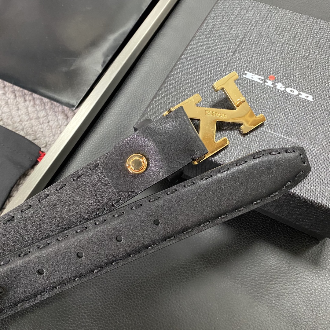 KITON Gürtel New Kiton 3,5 BC LP — photo 4