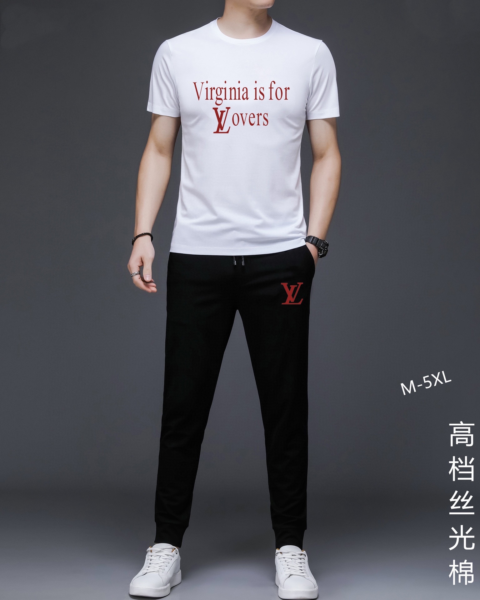 Louis Vuitton Vêtements T-Shirt Tenues Deux Pièces & Ensembles Assortis Manches courtes