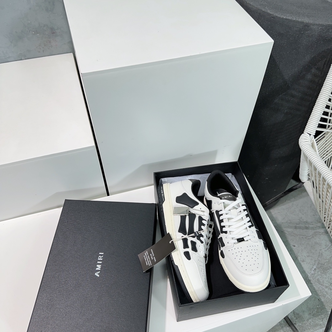 High-Quality Classic Shoes: AmiR 24 New Color Recreational Shoes with Unique Skull Design - 图片 6