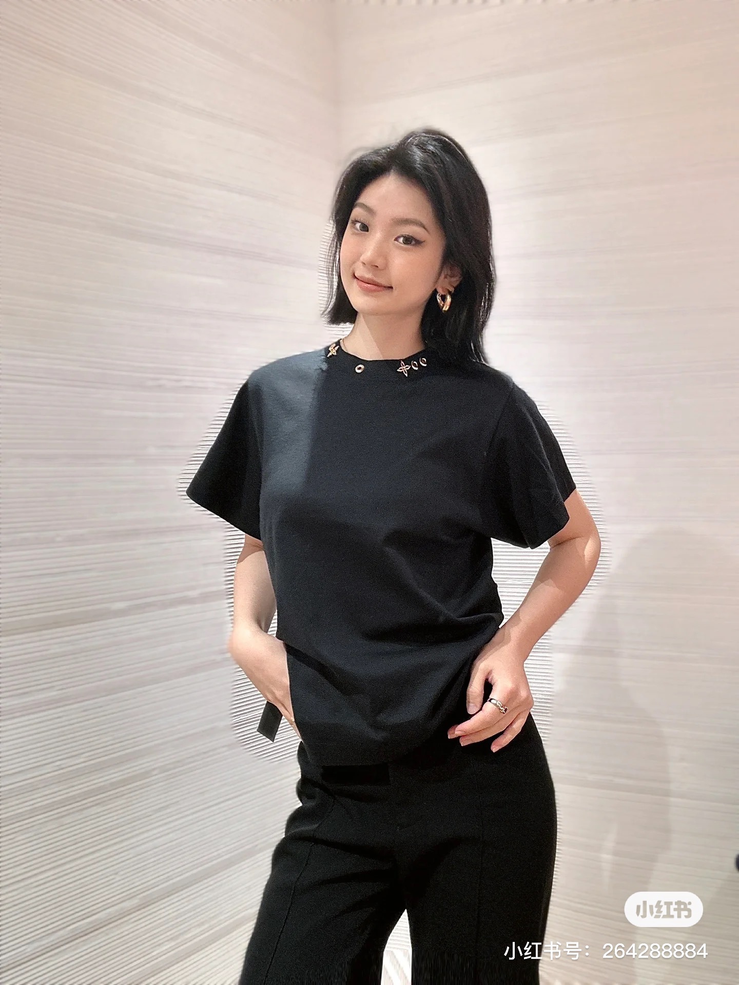 Louis Vuitton mirror quality
 Clothing T-Shirt Black White Cotton Fabric Knitting Casual