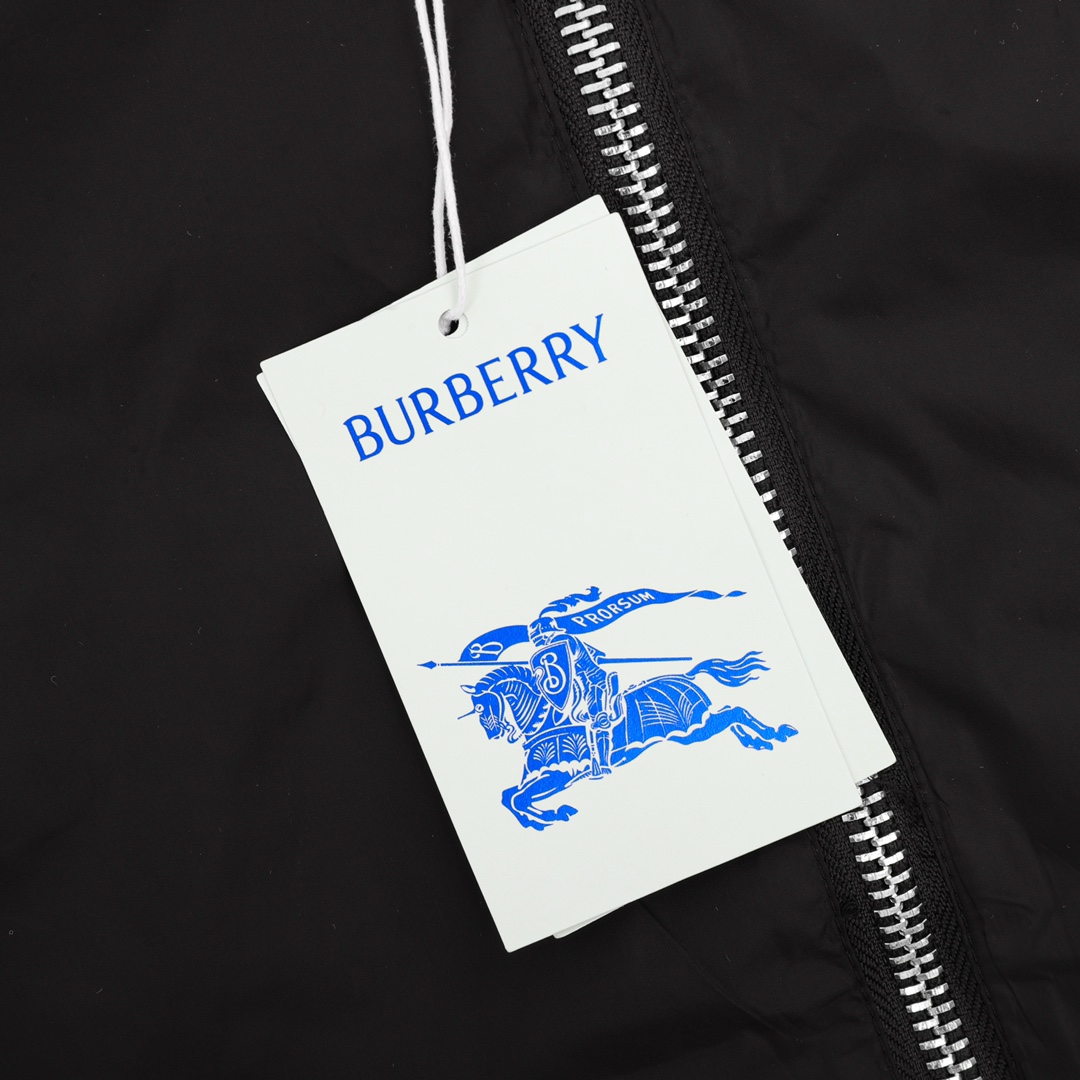 Burberry/巴宝莉 拼接小格子双面夹克外套