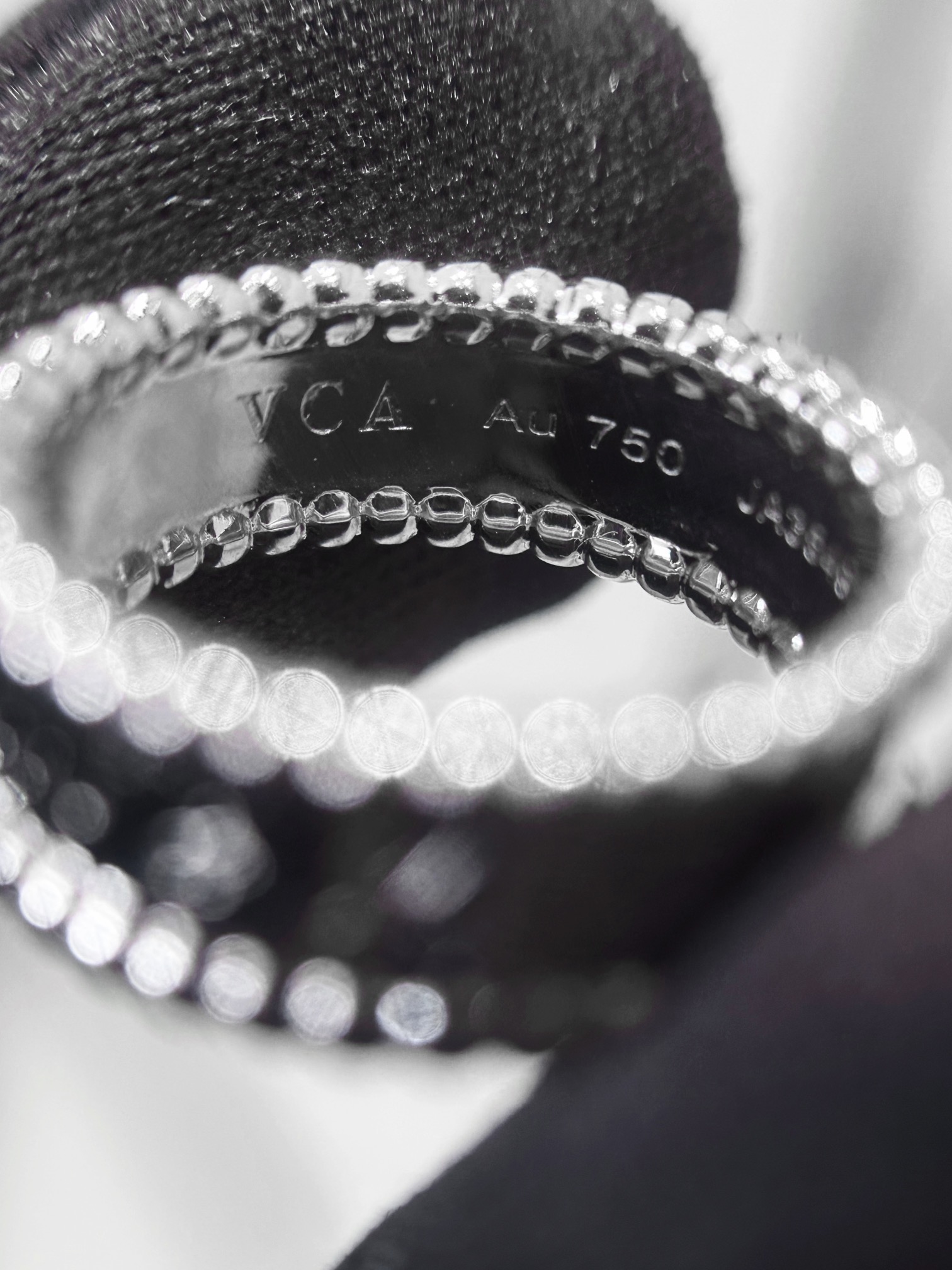 Van Cleef & Arpels vca Perlee签名戒｜不撞款