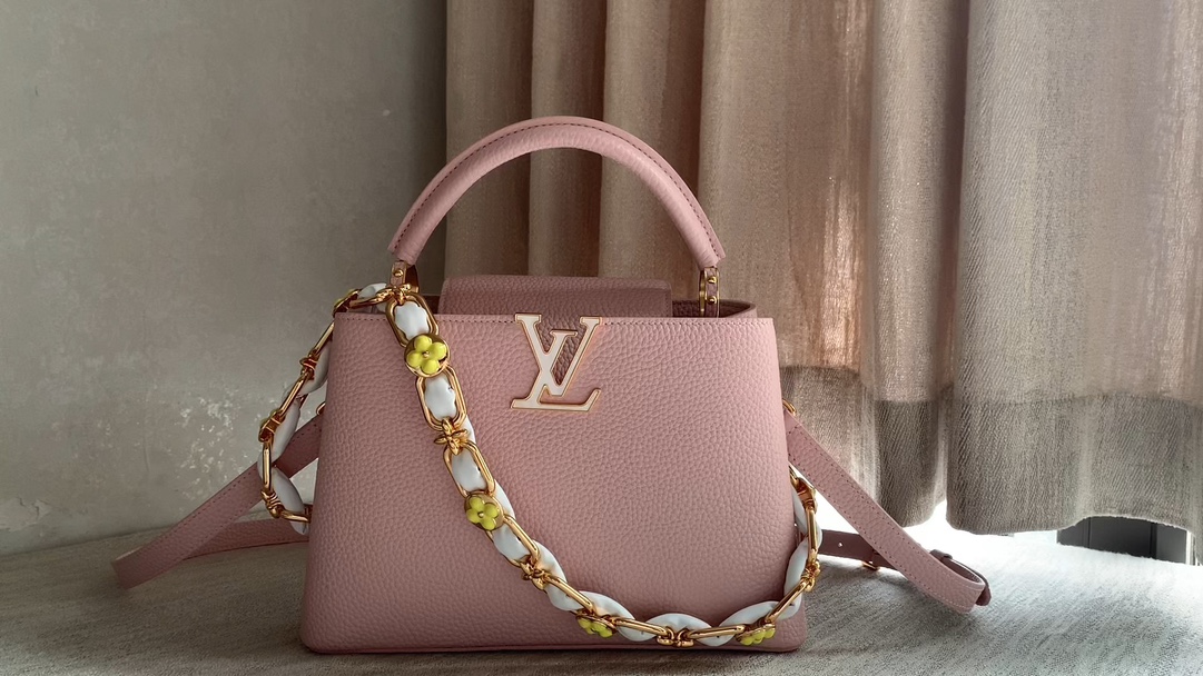 Louis Vuitton LV Capucines BB Series M23280 23363 Pink