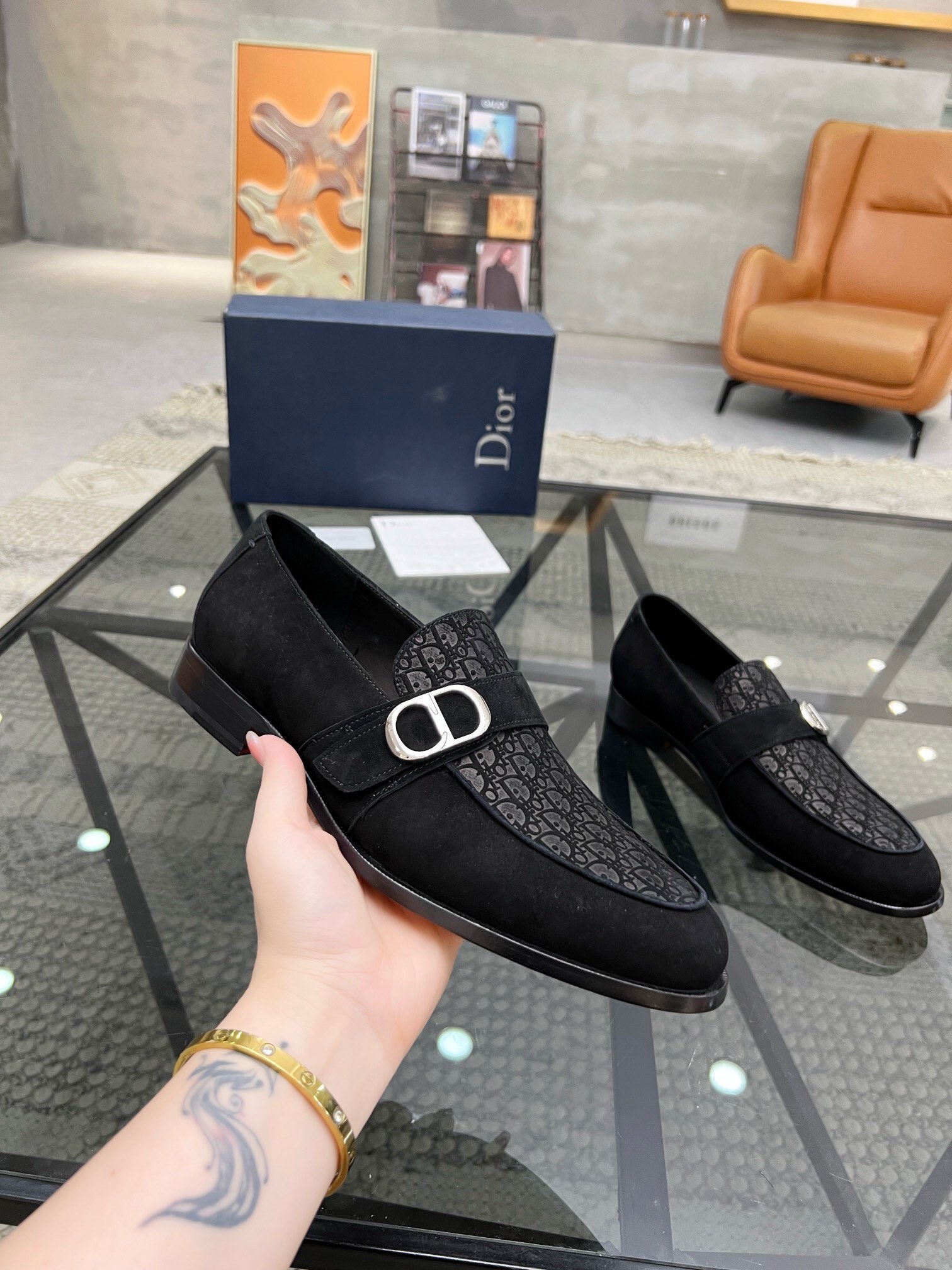 迪奥 Dior 高定典藏经典高奢皮鞋男鞋女鞋鞋履高跟鞋 #78447347 5