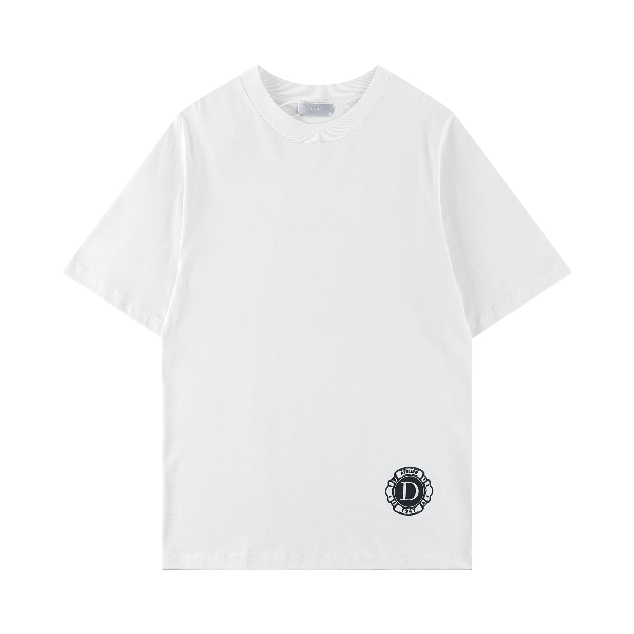 DIO Di * 2024SS camiseta de manga corta de nuevo estilo de primavera y verano estilo universitario americano, palabra D…