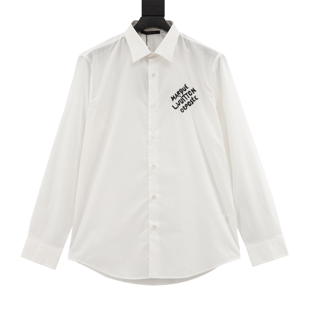 Louis Vuitton Clothing Shirts & Blouses Embroidery Long Sleeve