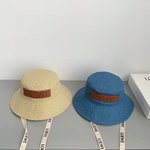 Loewe Hats Bucket Hat website to buy replica
 Splicing Genuine Leather Fashion