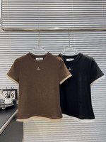 Vivienne Westwood Clothing T-Shirt Black Splicing Cotton Short Sleeve