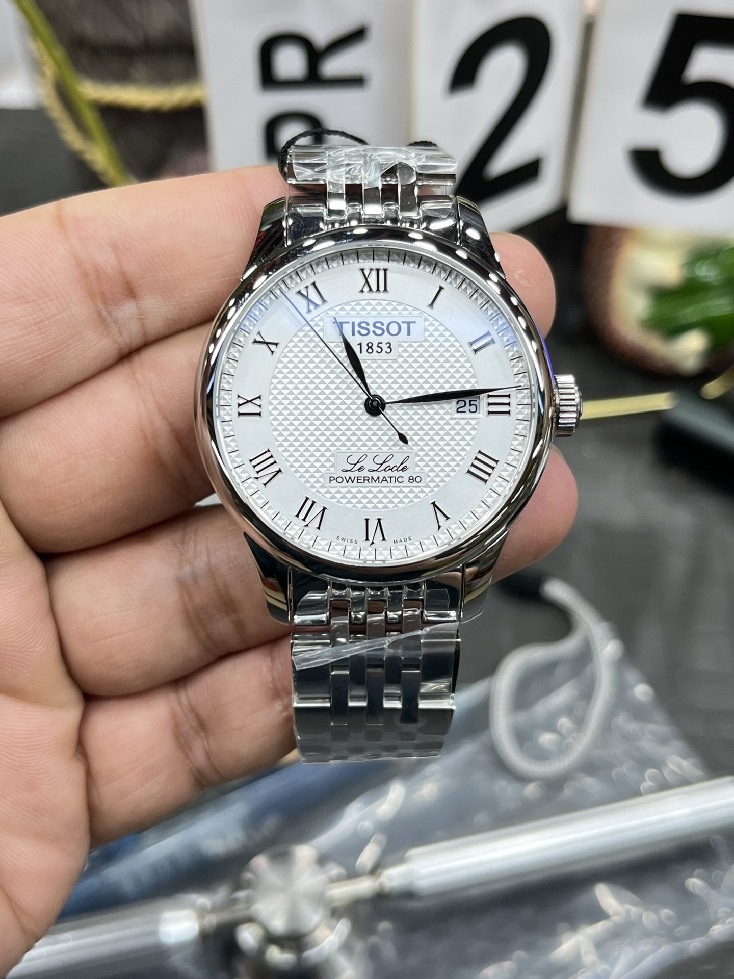 티쏘 르로끌 40mm OP 공장 2824 오토매틱 남성 시계 레플리카 45521
