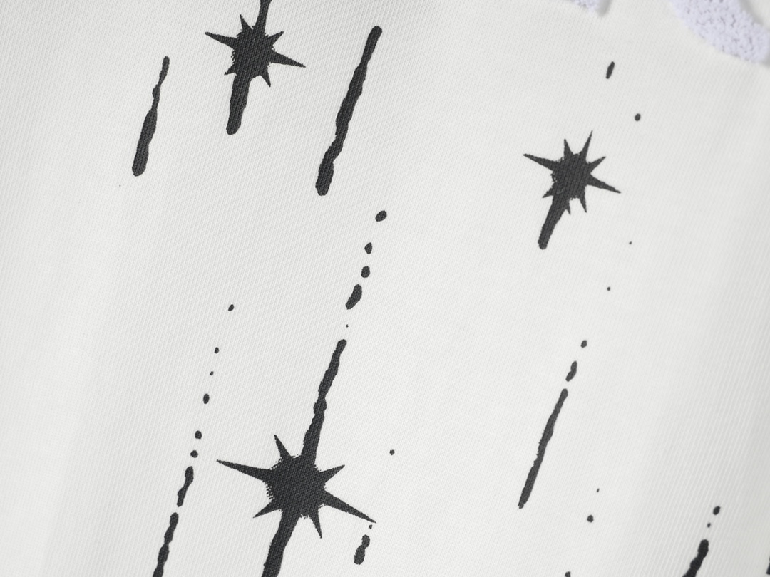 Dior DIOR/迪奥24SS春夏新款流星印花刺绣LOGO短袖T恤