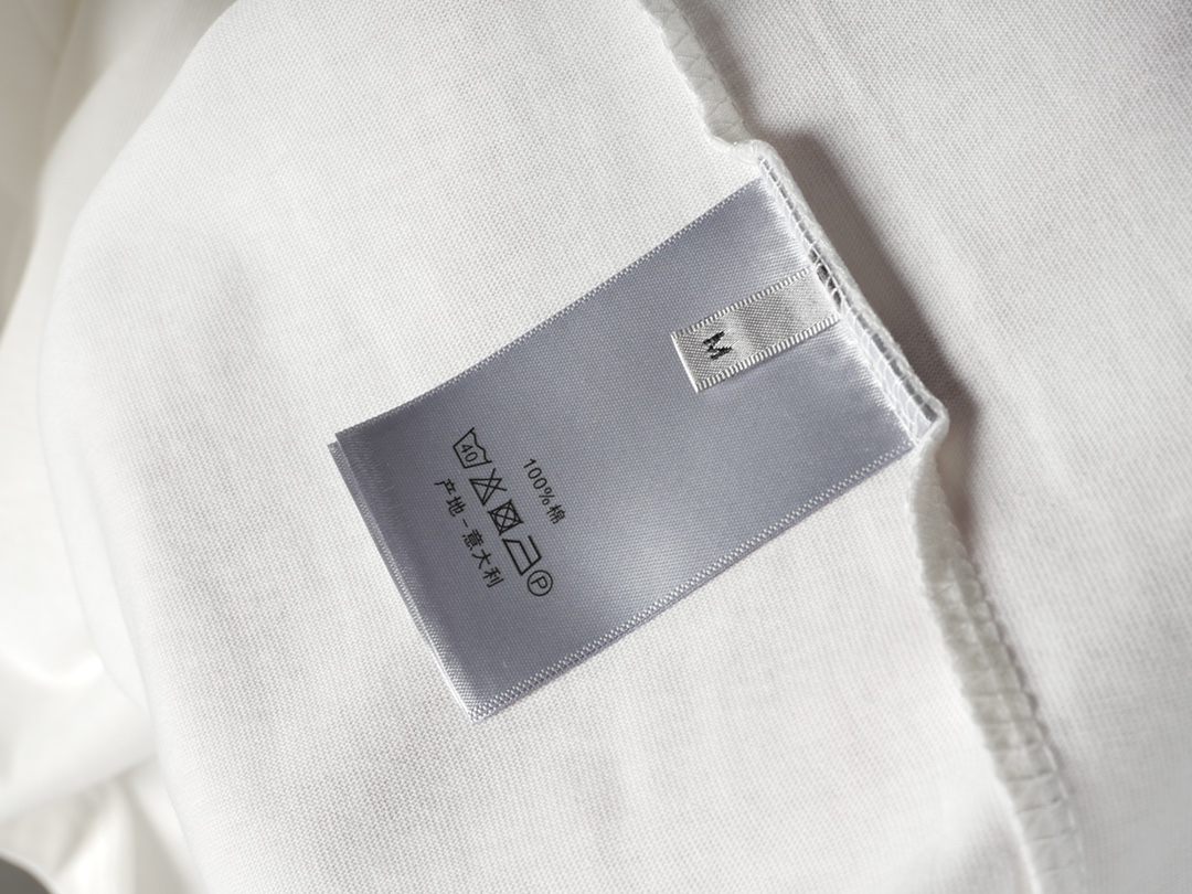 Dior DIOR/迪奥24SS春夏新款流星印花刺绣LOGO短袖T恤