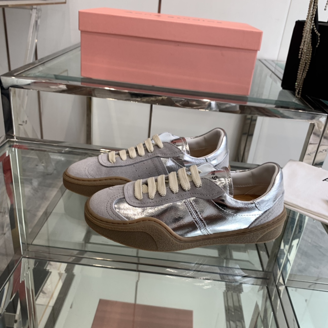 “AcneStudios 2024ss New Stars Spring Summers Tetsu Shoes: Cozy Leather Sneakers” - 图片 2