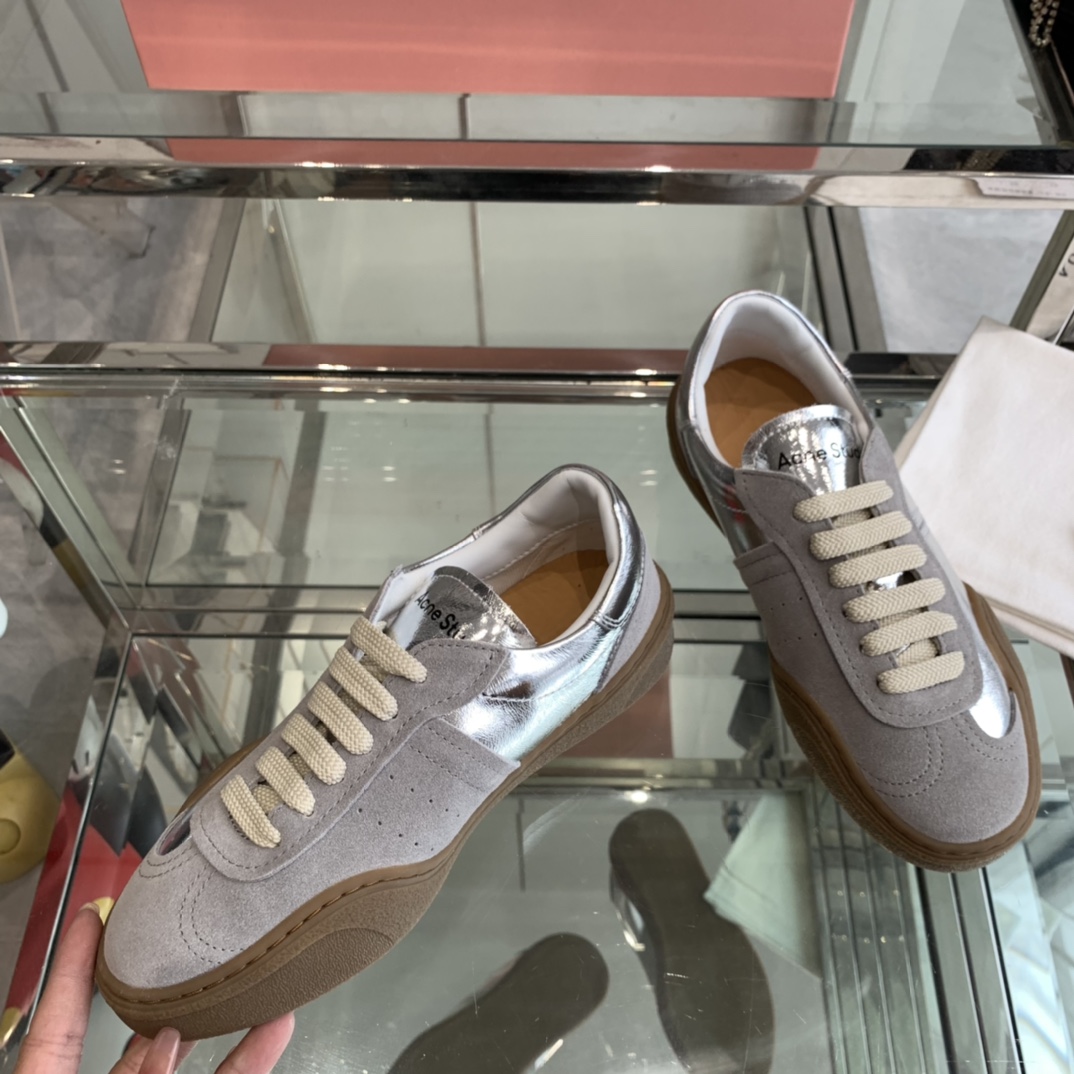 “AcneStudios 2024ss New Stars Spring Summers Tetsu Shoes: Cozy Leather Sneakers” - 图片 3