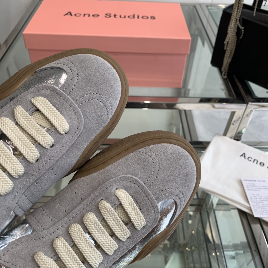 “AcneStudios 2024ss New Stars Spring Summers Tetsu Shoes: Cozy Leather Sneakers” - 图片 6