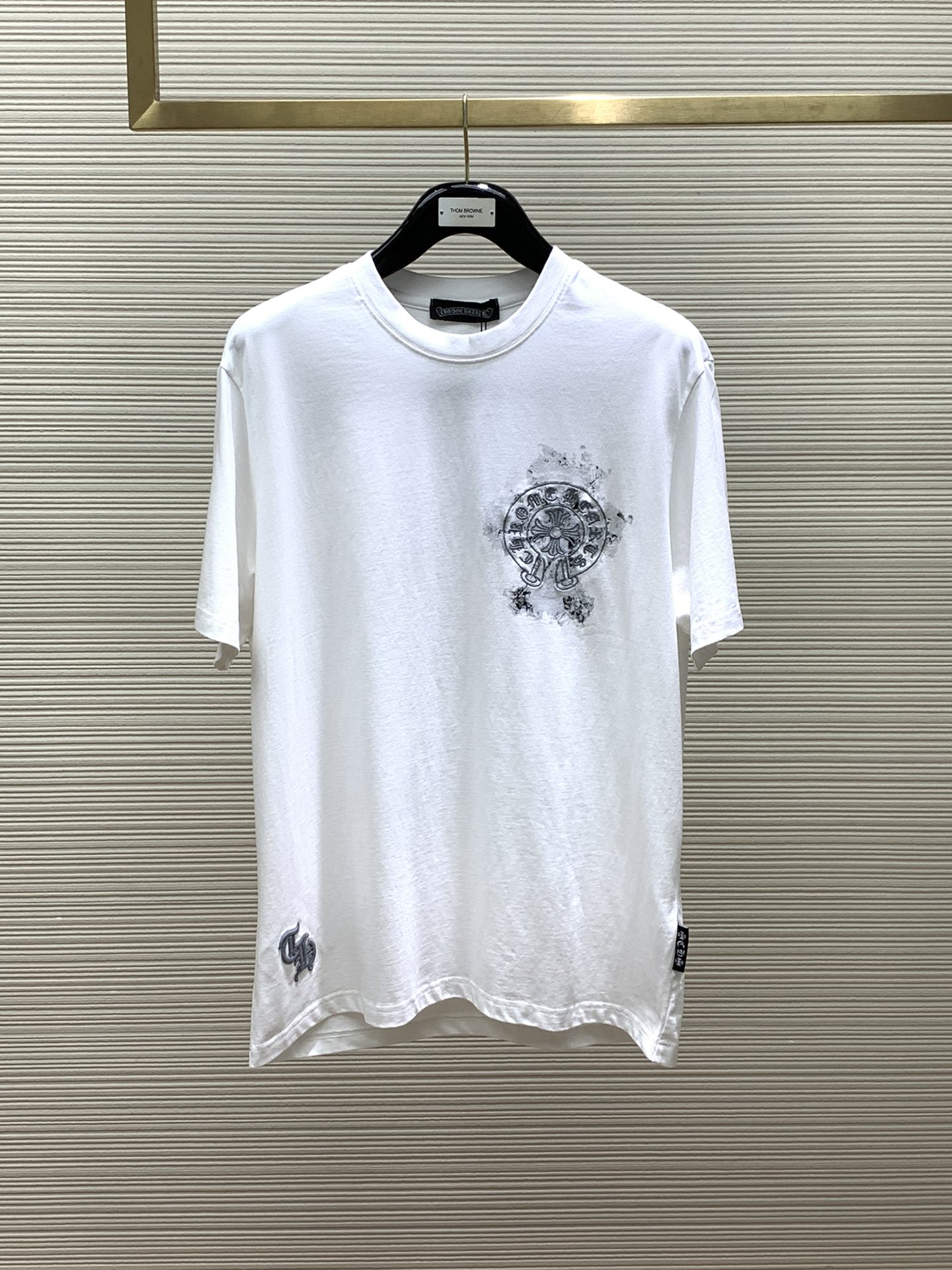 Chrome Hearts Replica
 Clothing T-Shirt Embroidery Summer Collection Fashion Short Sleeve