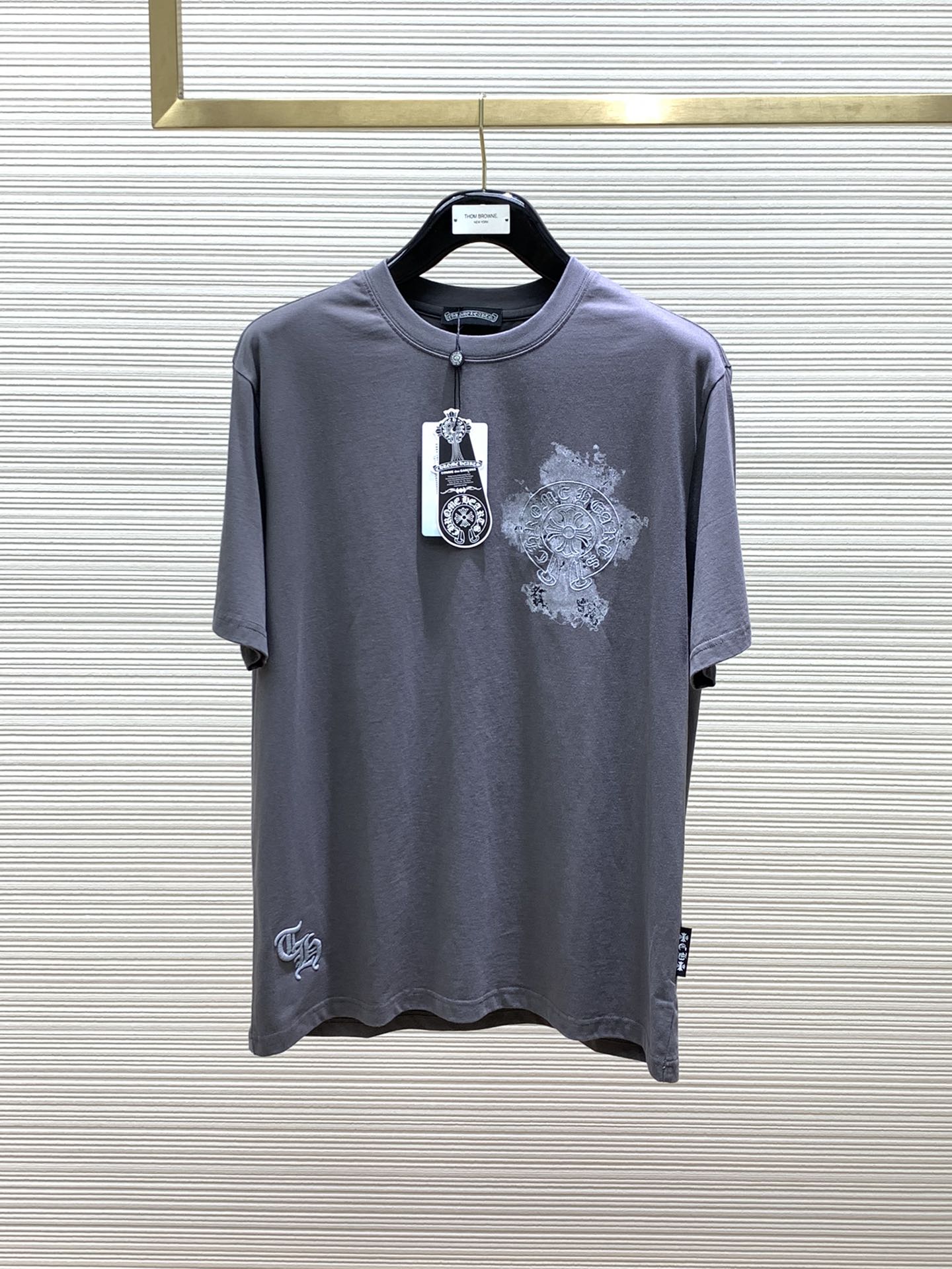 Brand Designer Replica
 Chrome Hearts Clothing T-Shirt Embroidery Summer Collection Fashion Short Sleeve