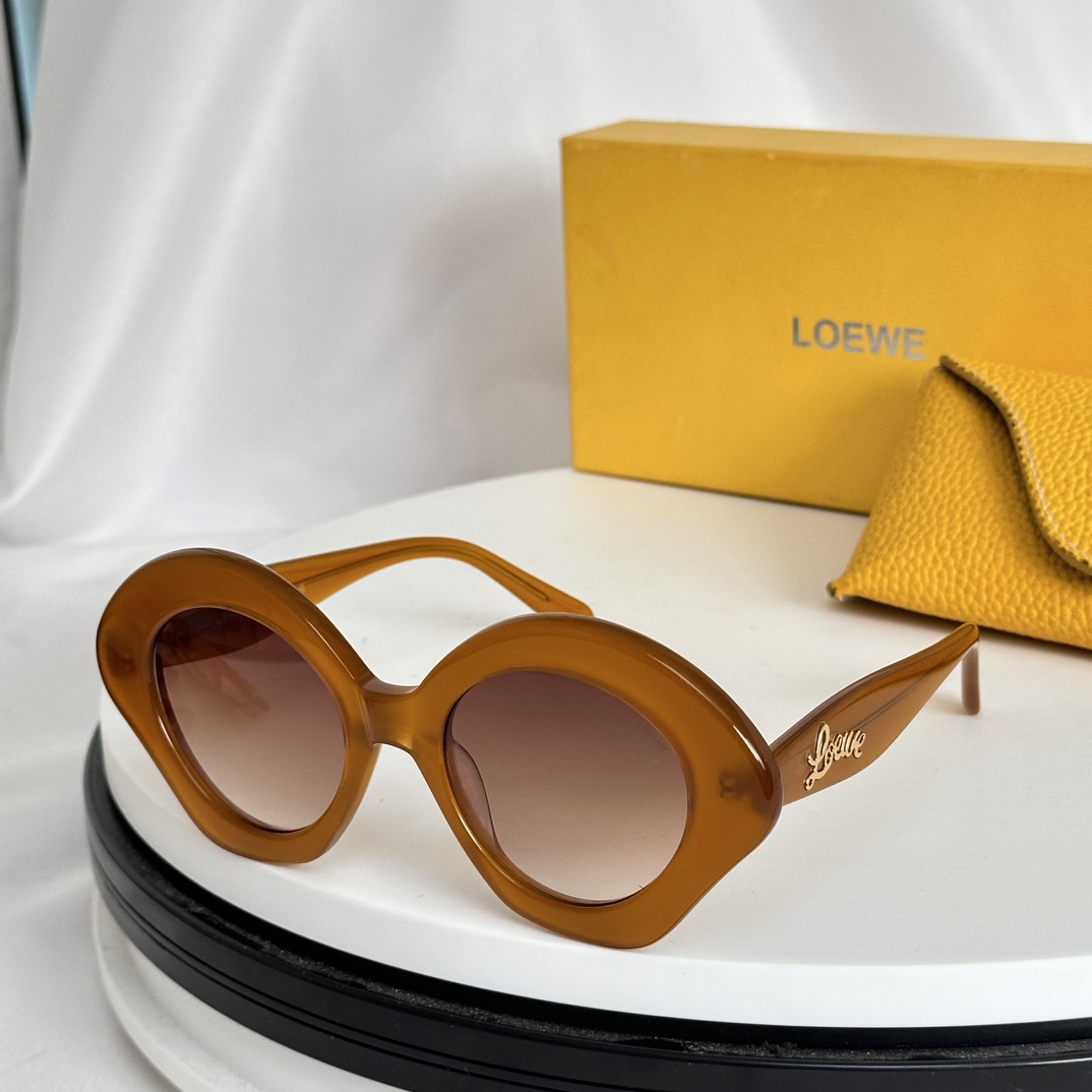 [Loewe Eyewear]LOEWE Model:LW40125U sunglasses SIZE:49-port 22145 round-frame