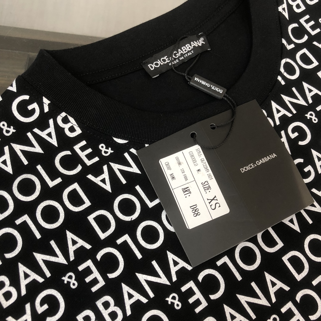 Luxury Logo T-shirt: Dolce & Gabbana 24s for High-end Comfort - 图片 4