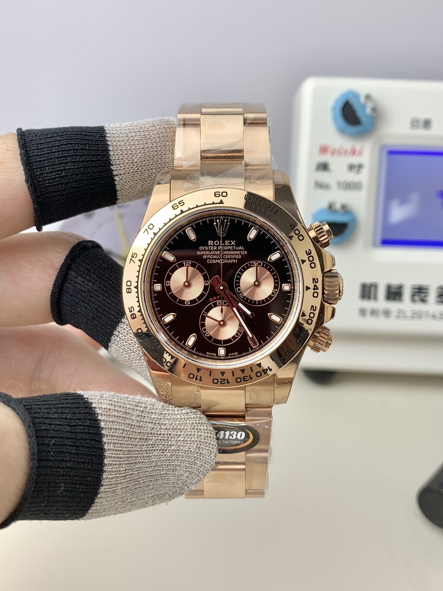 NO:384600,BT All-Rose Jindittona movement!  ,19860909BT 全玫金迪通拿 机芯！,,Watch