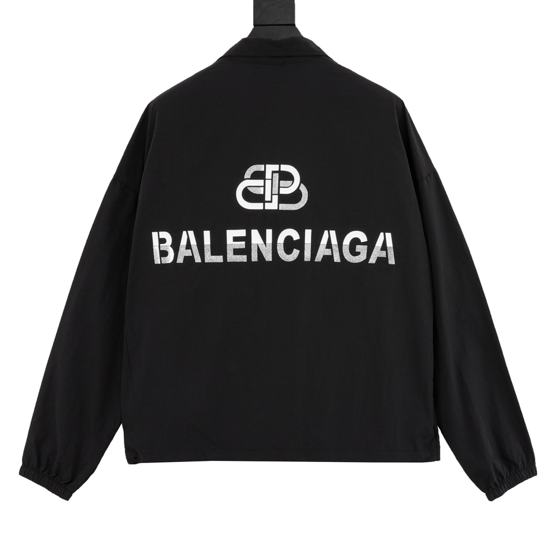 balenciaga巴黎世家 锁扣字母防晒服风衣