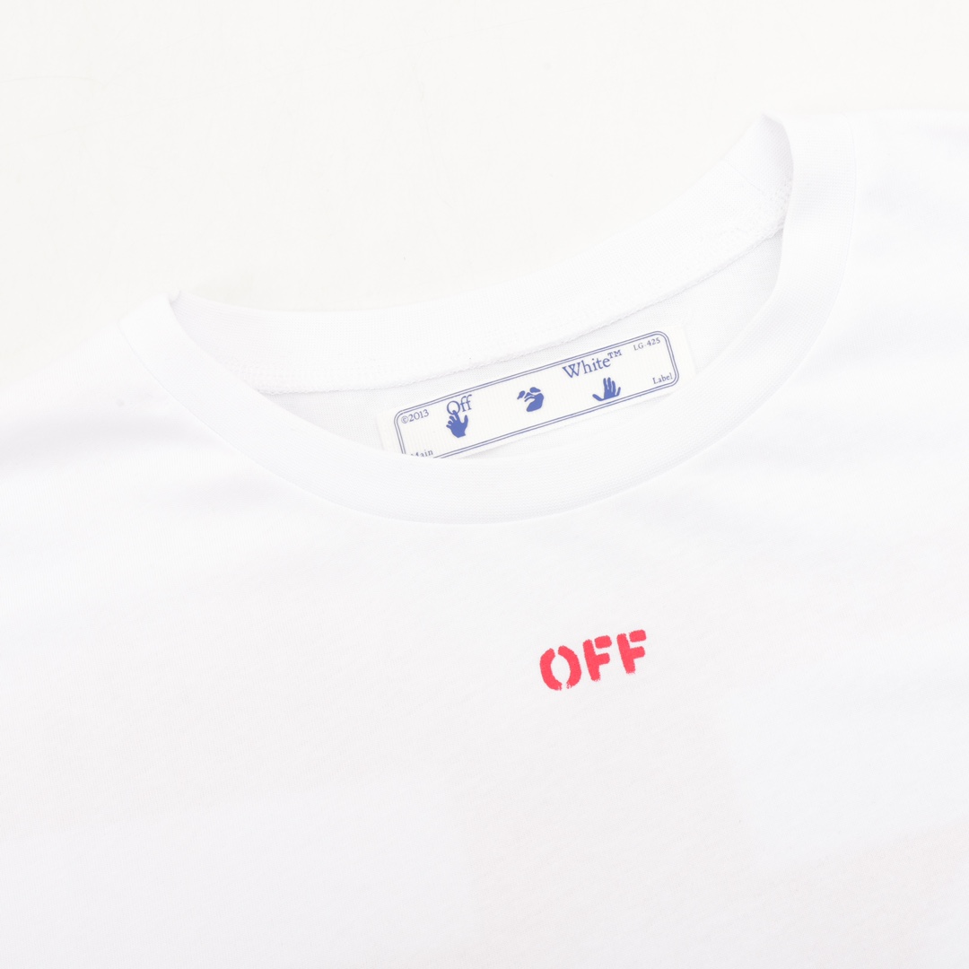 OFF WHITE C/O VIRGIL 渲染箭头印花短袖T恤