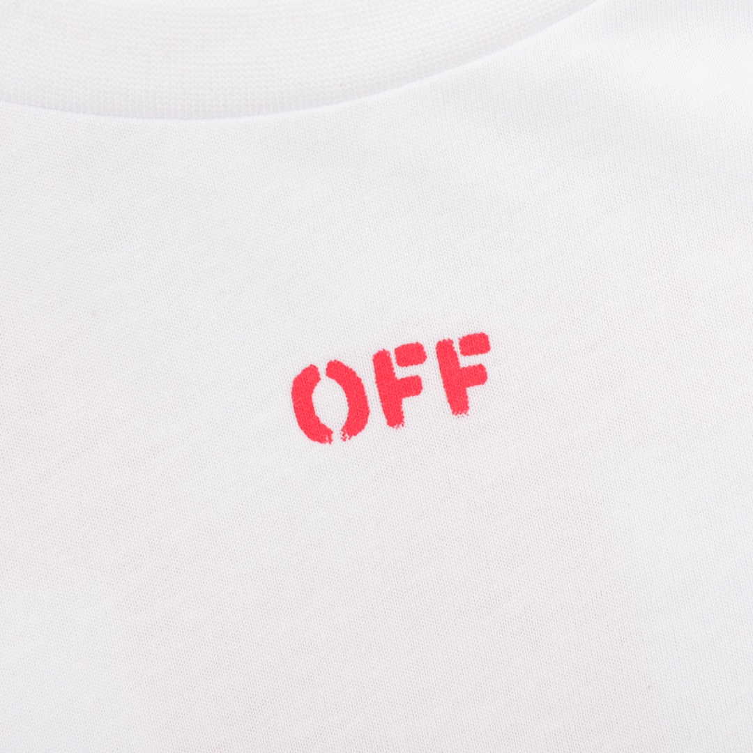 OFF WHITE C/O VIRGIL 渲染箭头印花短袖T恤