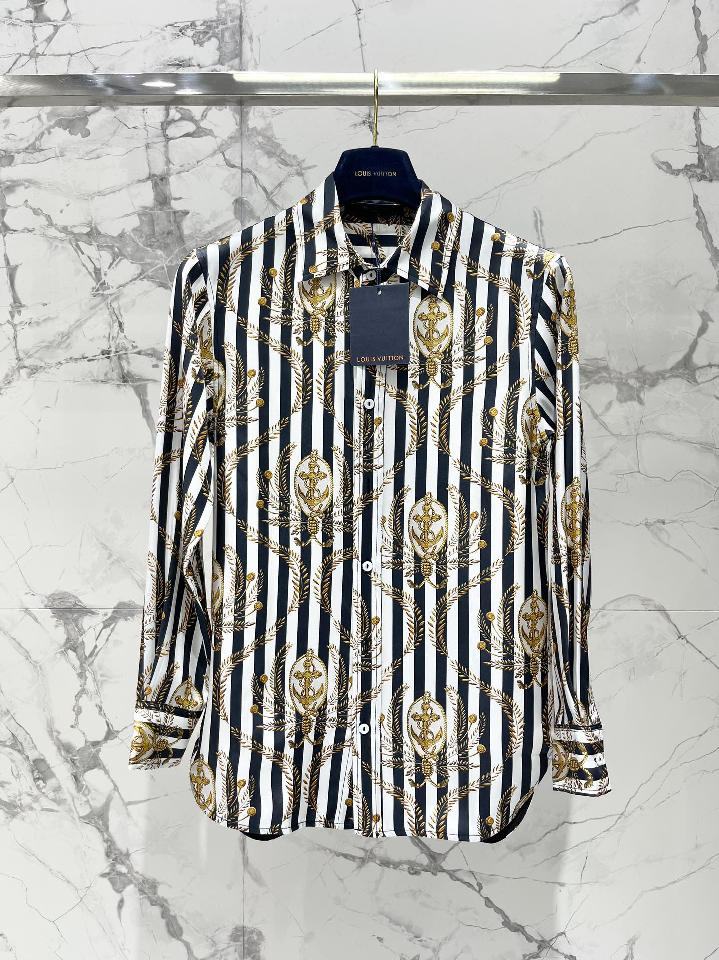 Louis Vuitton Kleding Overhemden Afdrukken Fashion