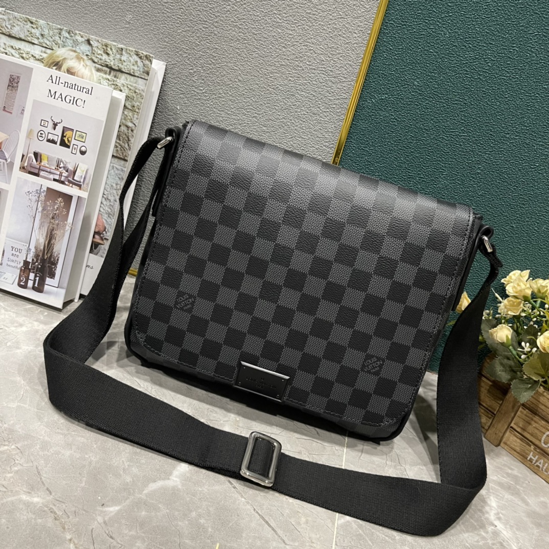 Louis Vuitton Bags Handbags Black Grid Damier Graphite Canvas M41213