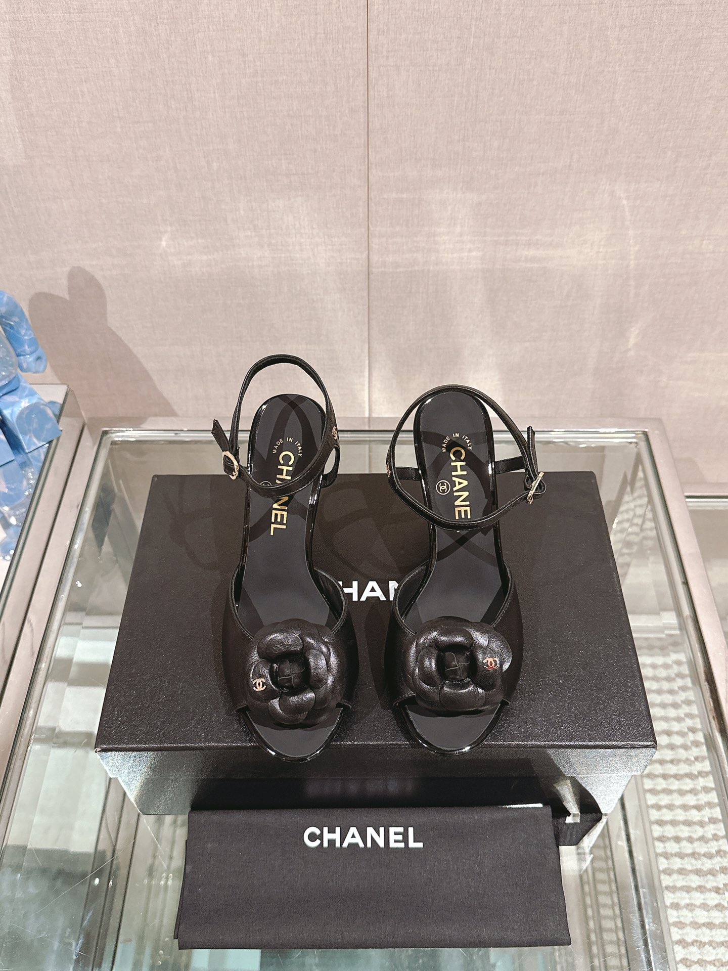 Chanel Chaussures Escarpins À Talons Hauts Sandales Couleur rose Genuine Leather Peau de mouton Collection printemps – été