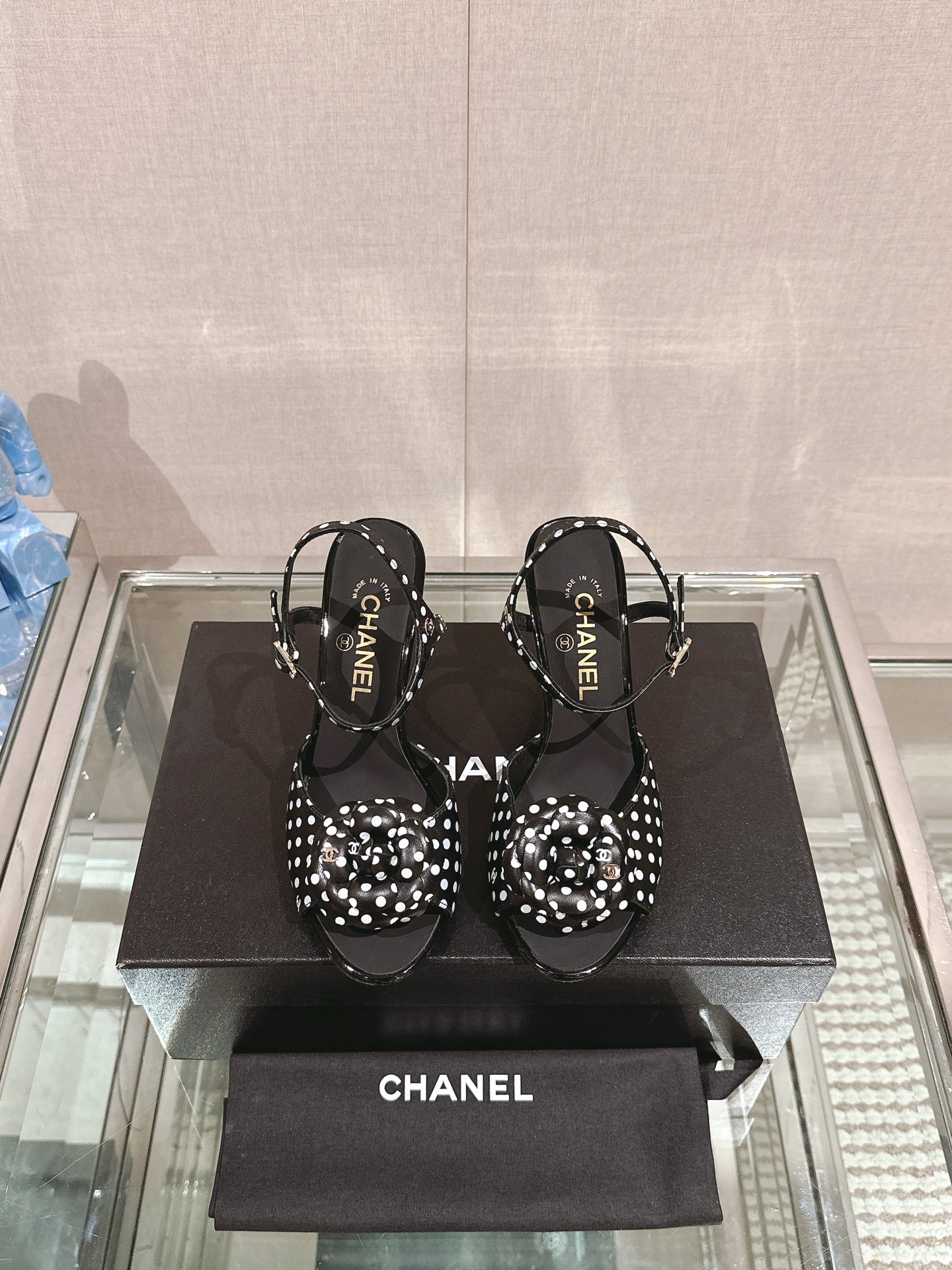 Chanel Chaussures Escarpins À Talons Hauts Sandales Couleur rose Genuine Leather Peau de mouton Collection printemps – été